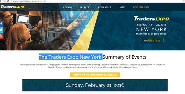 New York traders EXPO February 21 2016 Manhattan web