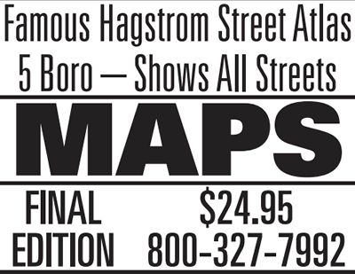 MAP for sell New York News