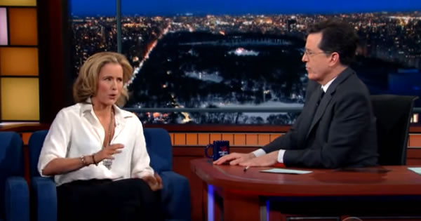 Téa Leoni Explains How Teenagers Are Like Vladimir Putin. The Late Show with Stephen Colbert