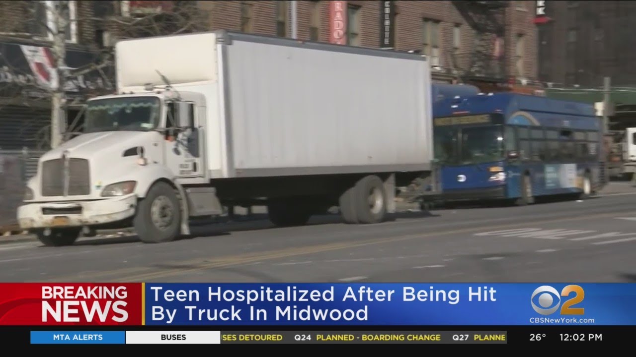 New York. 13-Year-Old Girl Struck By Truck In Brooklyn