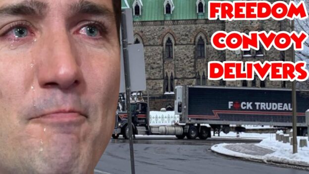  Freedom Trucker Convoy In Canada