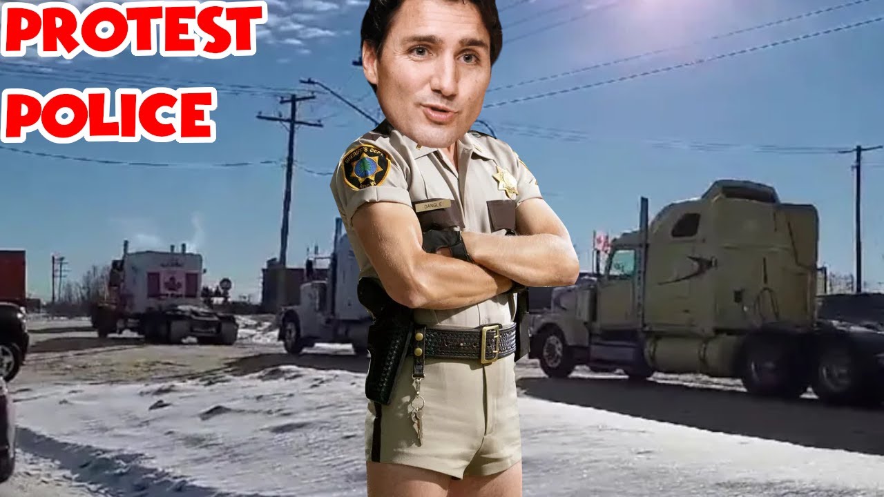 CANADA – Truckers Block US Border