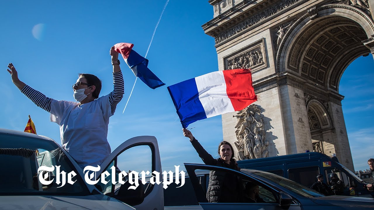 Police clash with ‘Freedom Convoy’ protesters in Paris