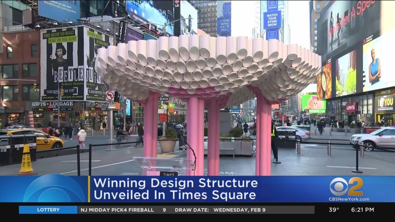 Winning Design Structure Unveiled In Times Square
