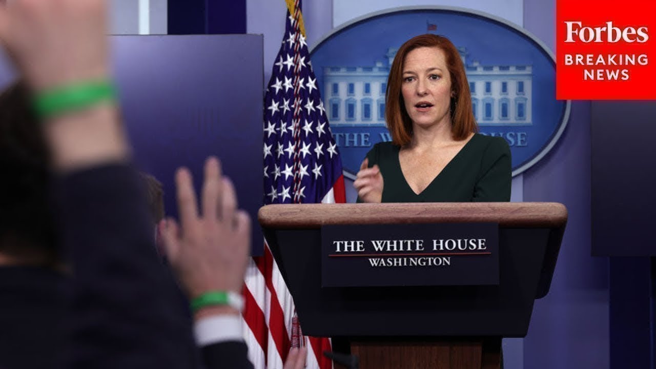 Jen Psaki Holds Press Briefing Ahead Of Biden’s Meeting With German Chancellor