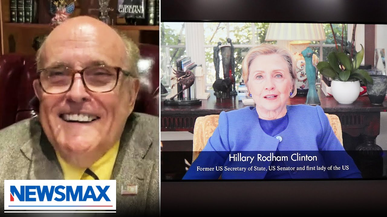 Giuliani laughs out loud at this excuse for Clinton spying