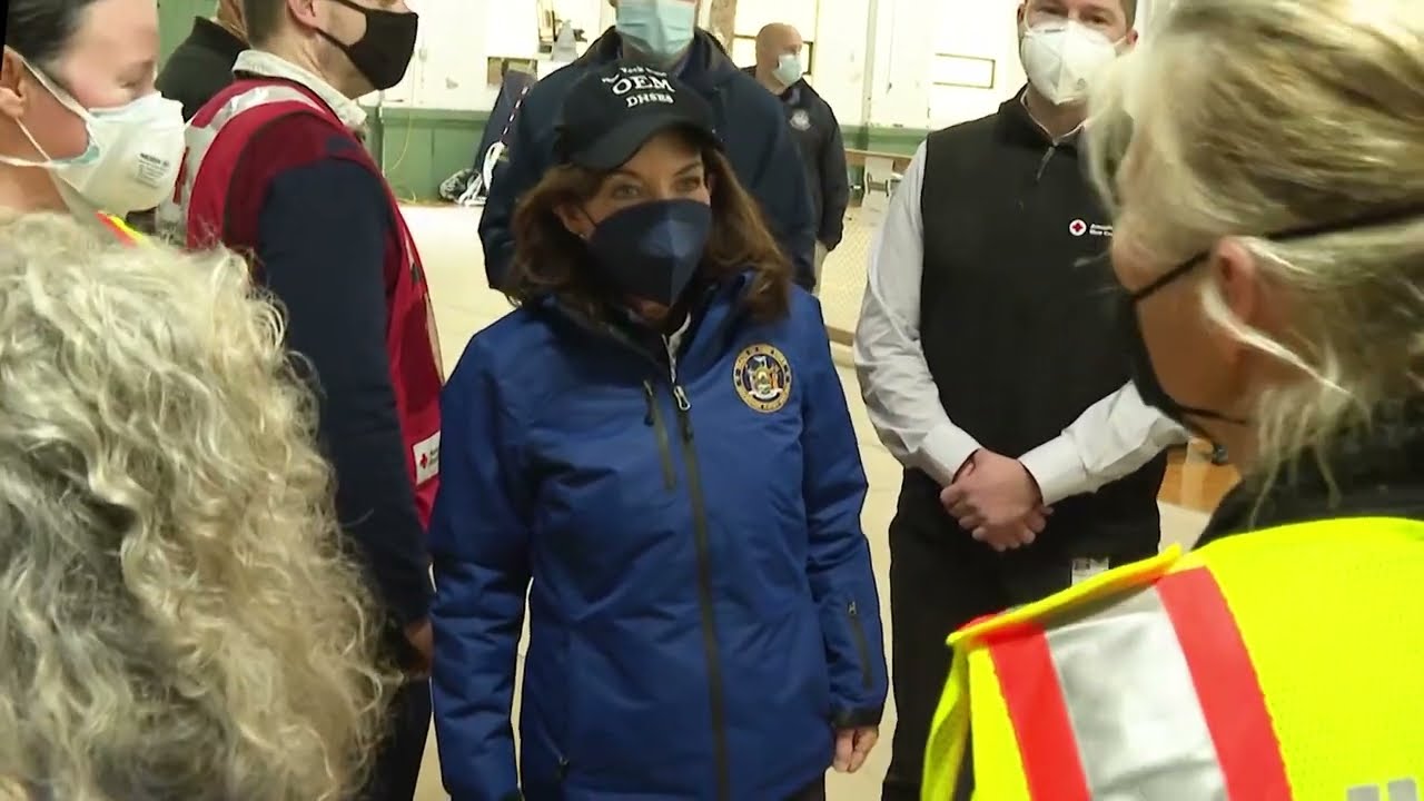 Governor Hochul Tours Ice Storm Damage and Warming Shelters in Ulster County