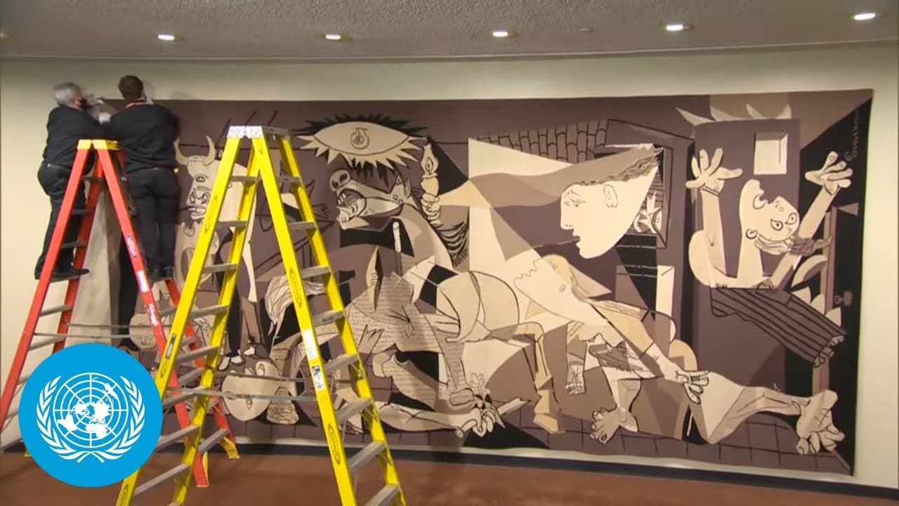 Picasso’s Guernica tapestry back at the United Nations