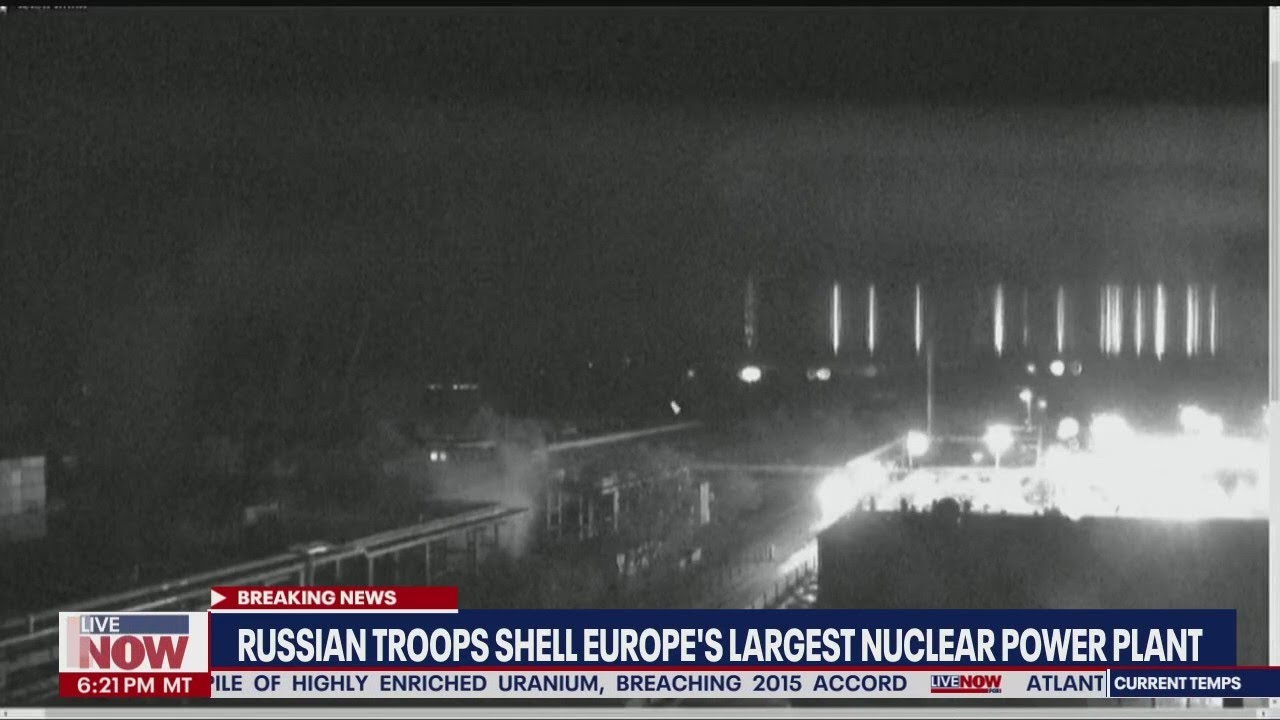 NUCLEAR THREAT: Russian troops shell Europe’s largest nuclear power plant