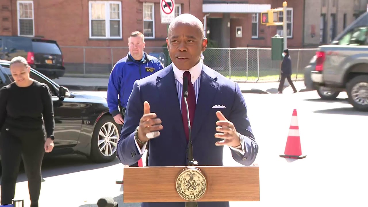 Mayor Eric Adams Hosts Event to Discuss Traffic Safety