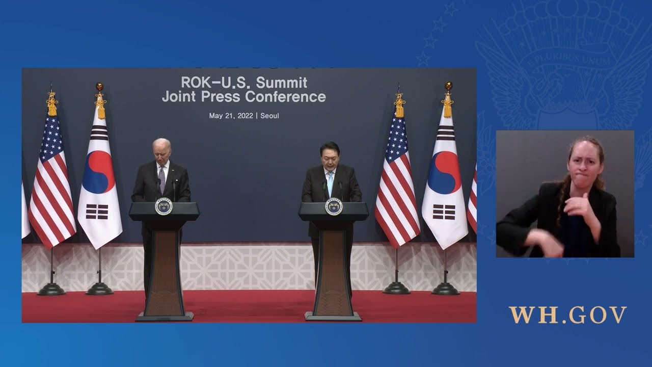 President Biden Holds a Press Conference with President of Republic of Korea