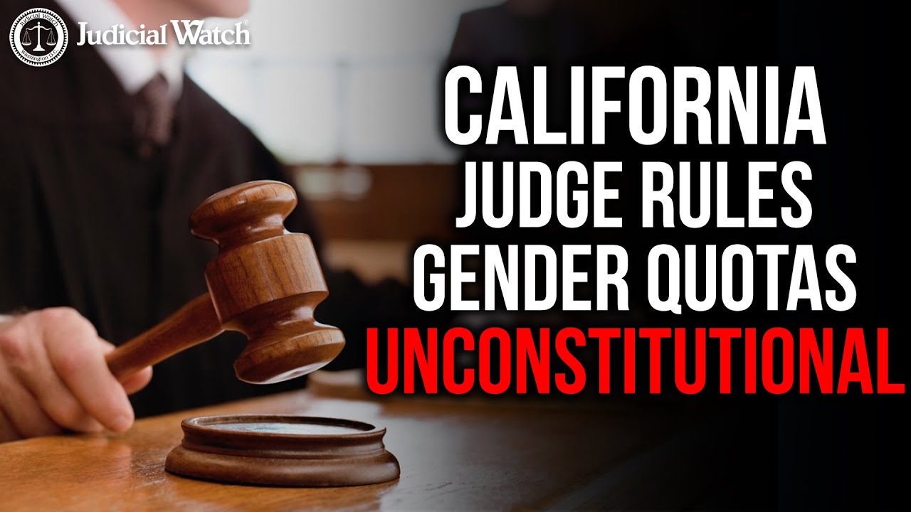 California Judge Rules Gender Quotas for Corporate Boards Unconstitutional