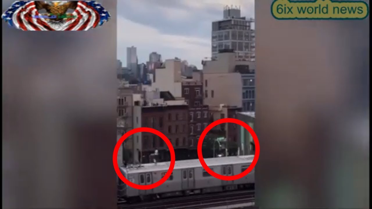 New York –  subway surfers’ caught on camera