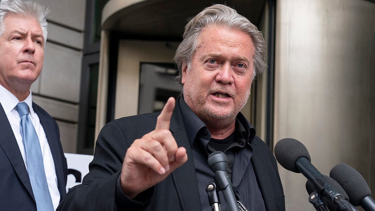 Steve Bannon found guilty in contempt of Congress trial