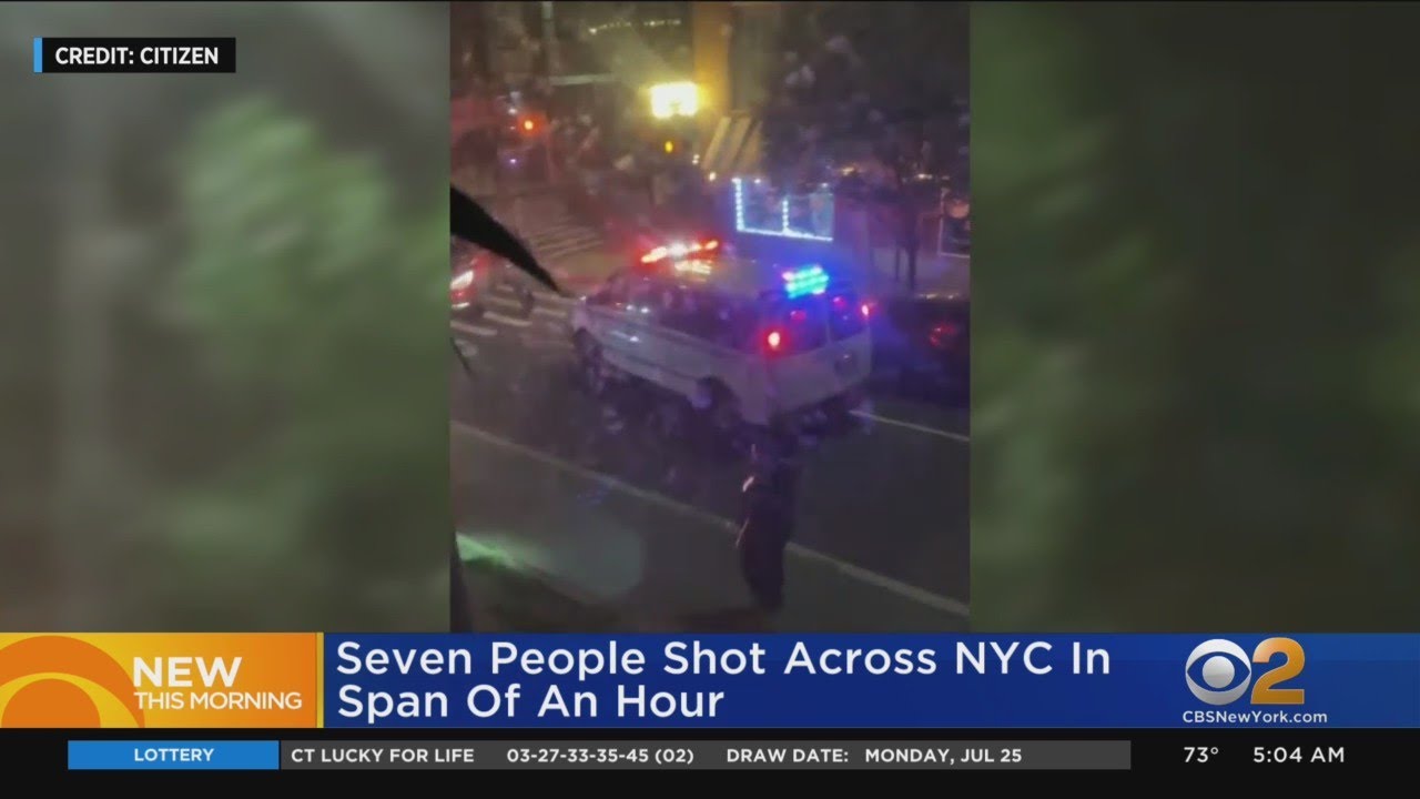 7 people shot within an hour in NYC
