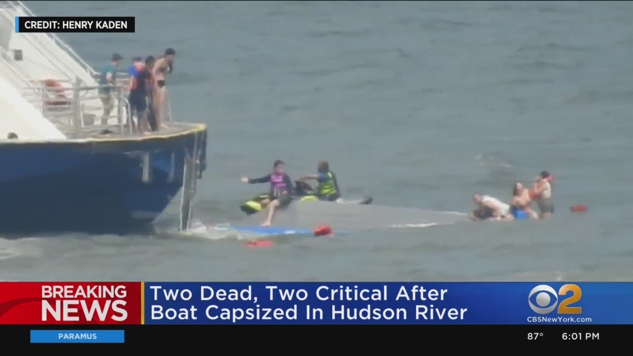 2 dead including a child after boat capsizes in Hudson River￼