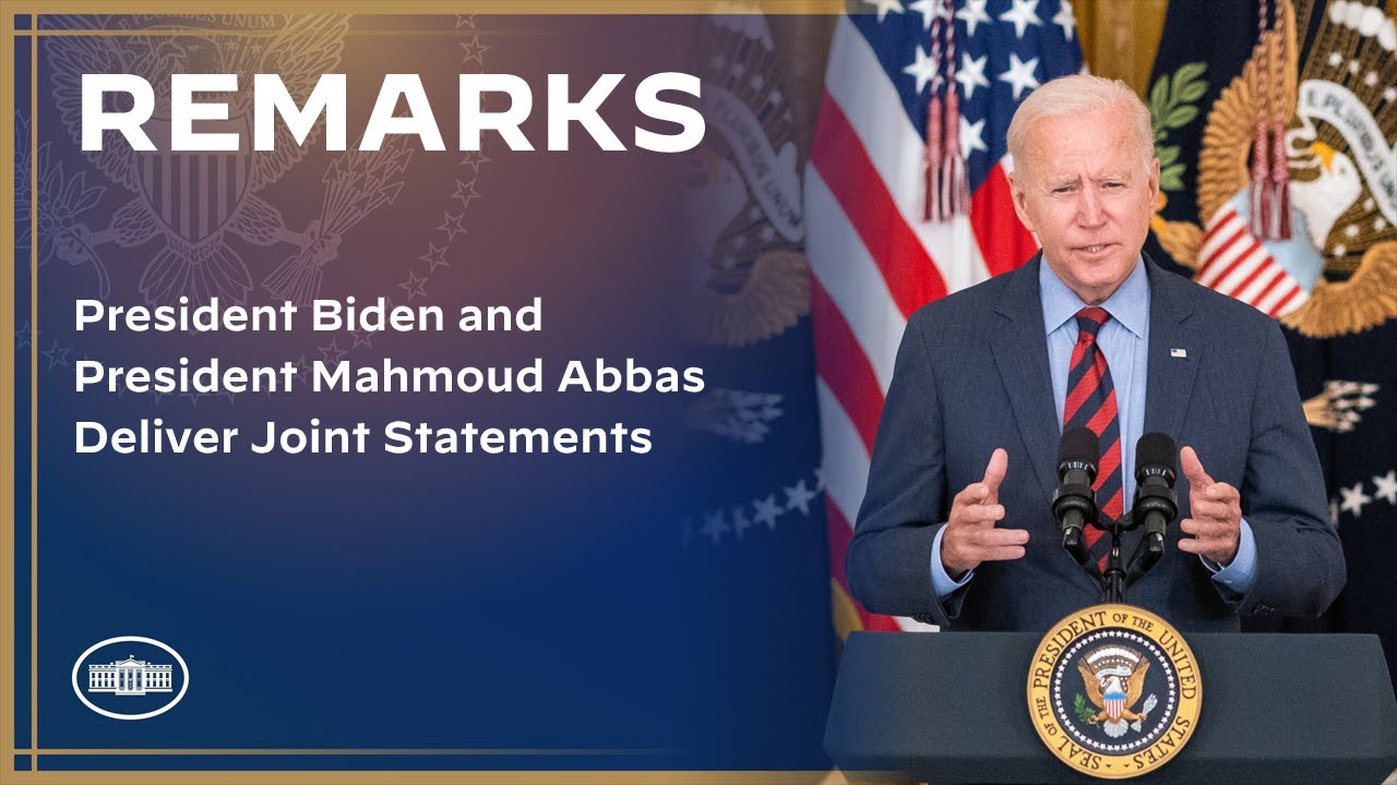 President Joseph R. Biden Jr. met with Palestinian Authority President Mahmoud Abbas