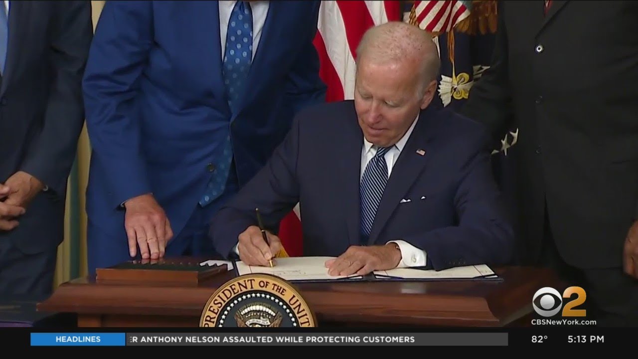 President Biden signs landmark inflation Reduction Act