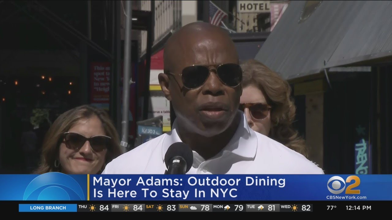 Adams says outdoor dining program will continue with adjustment
