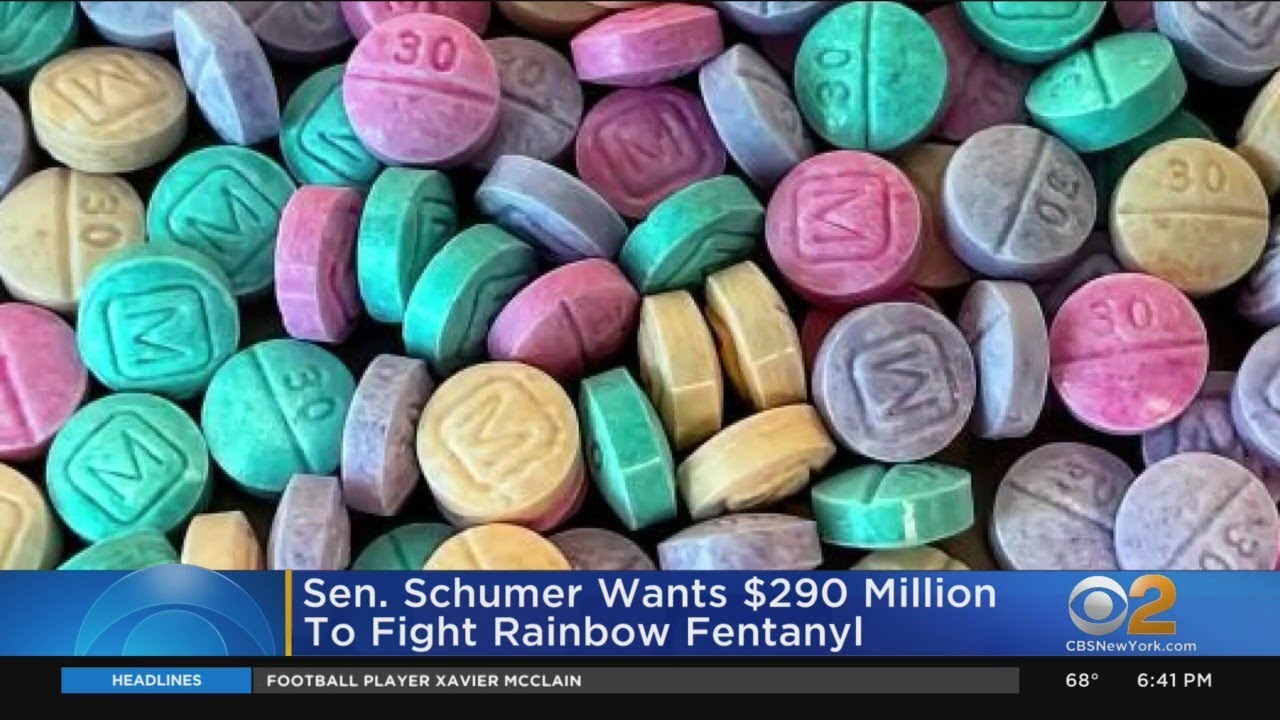 Senator Schumer warns about dangers of rainbow fentanyl