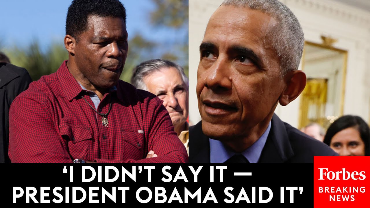 ‘I Didn’t Say It — President Obama Said It’: Herschel Walker Blasts Biden With Alleged Obama Quote