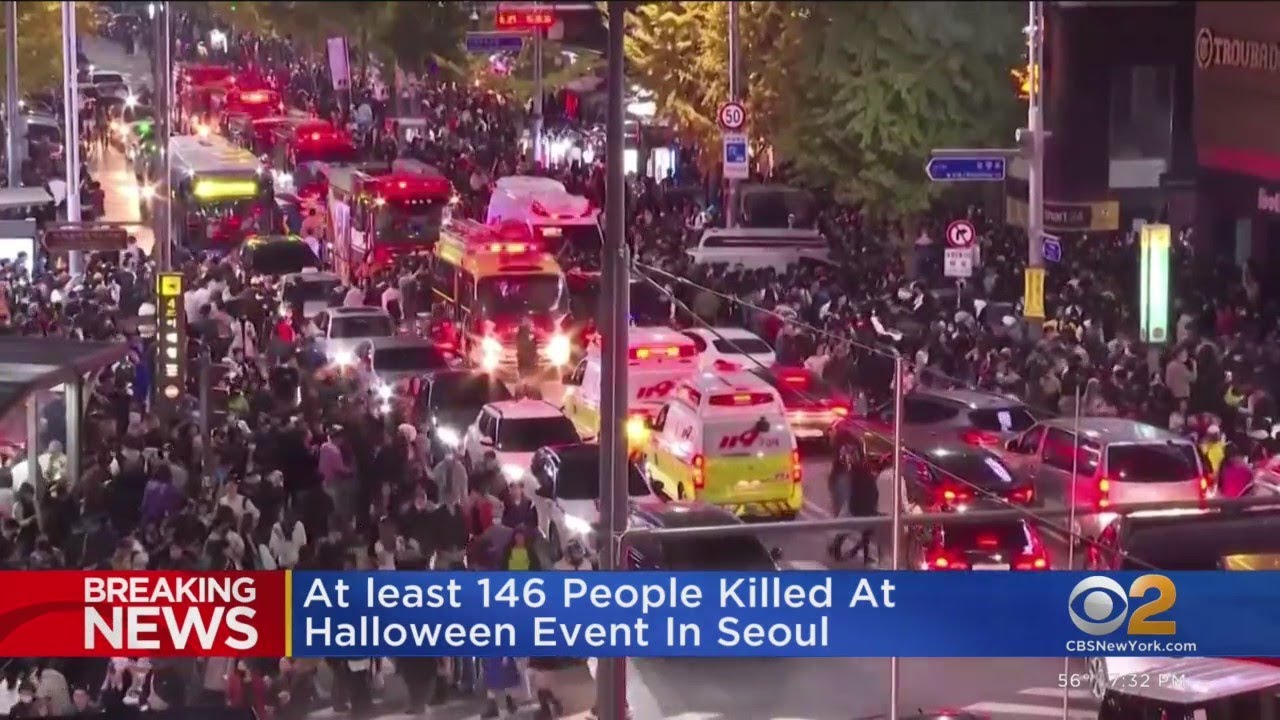 Over 100 dead, 150 hurt at Halloween event in South Korea
