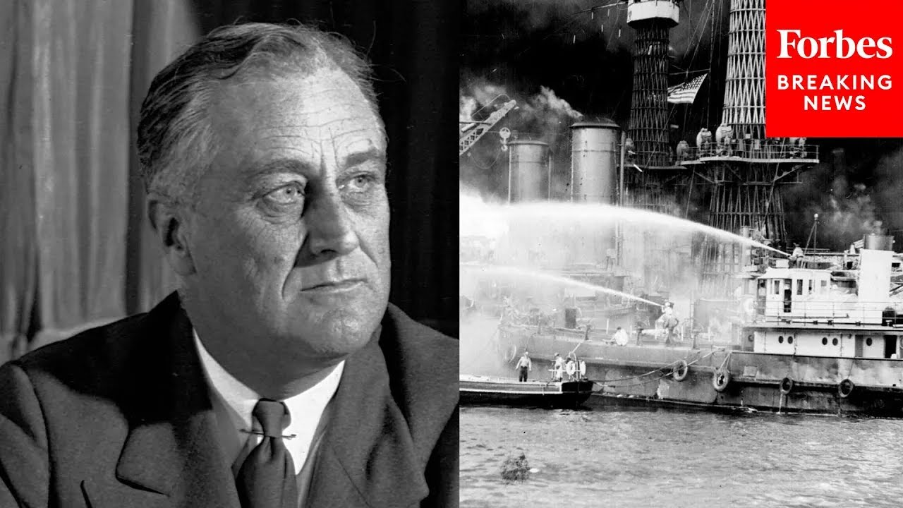 Dec. 7 1941 FDR Delivers ‘Day Of Infamy’ Speech Following Attack On Pearl Harbor – Video