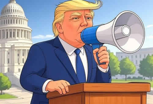 USA News Donald Trump ADDITIONAL MEASURES THE DISTRICT OF COLUMBIA Cartoon