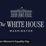 USA news White house Womens Equality Day