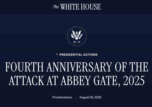 White House News Donald Trump August 26 2025 ATTACK AT ABBEY GATE