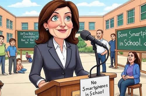 Governor Hochul: Bell-to-Bell Smartphone Ban in All New York Schools