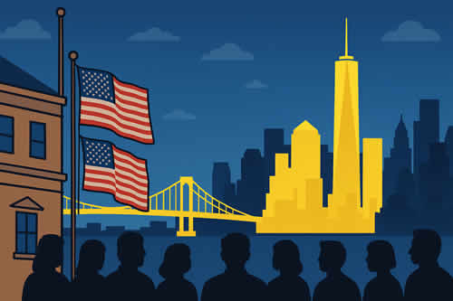 NY News Flags October 7 