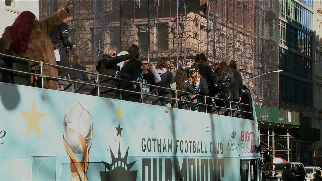 Mayor Adams Co-Hosts Procession & Fan Zone Celebrating Gotham Football Club’s 2025 NWSL Championship