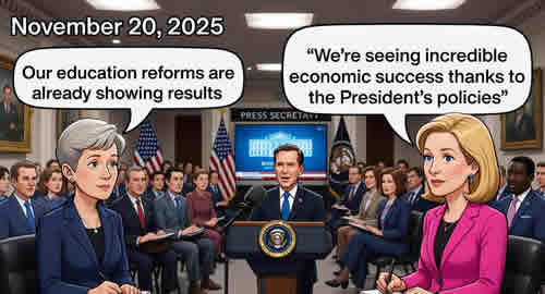 White House. Press Secretary Karoline Leavitt Briefs Members of the Media, Nov. 20, 2025 (Video)