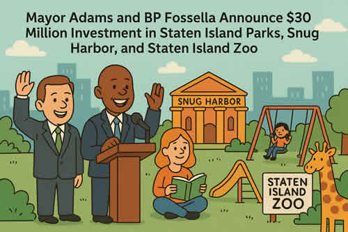 NYC Mayor Adams and BP Fossella