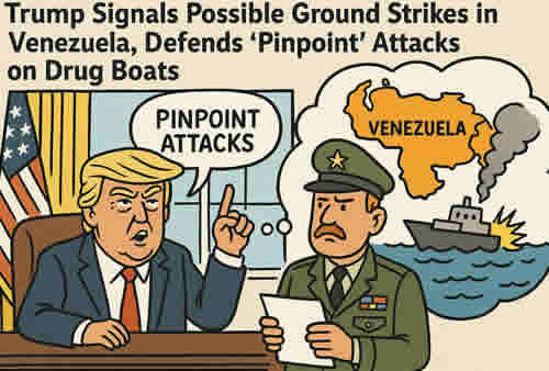 Donald Trump and Venezuela: ‘Pinpoint Attacks’ on Drug Boats and Possible Ground Strikes