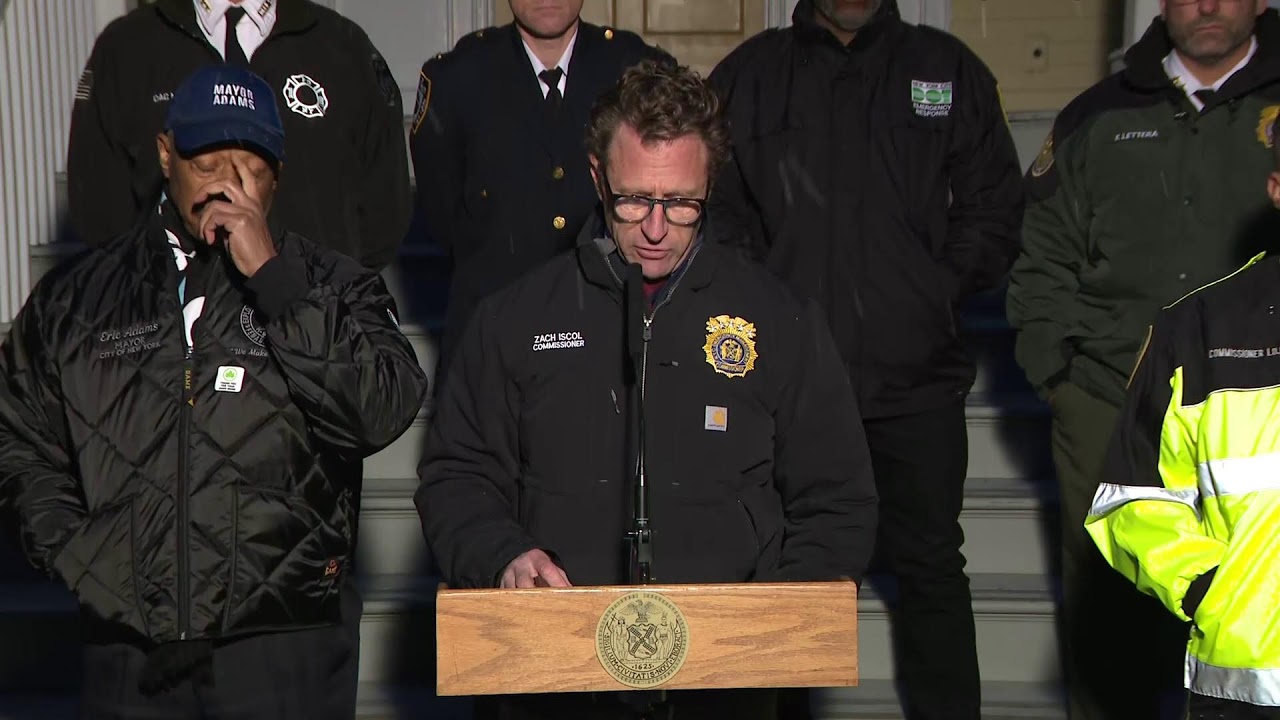 Mayor Eric Adams Briefs New Yorkers on Preparations for Expected Winter Weather