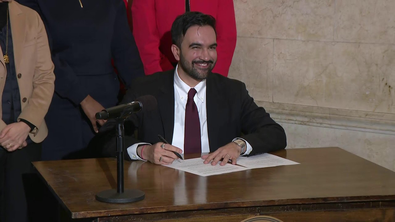 Mayor Zohran Mamdani Holds A Press Conference to Make An Announcement