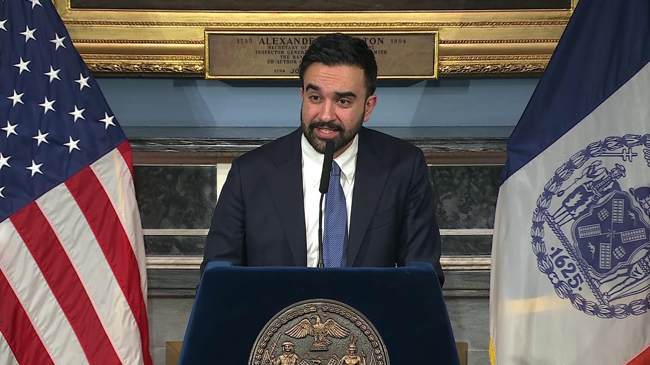 Zohran Mamdani’s First New Media Press Conference as Mayor