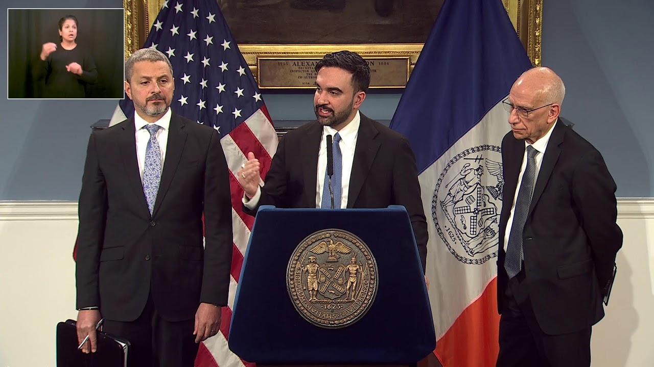 Mayor Mamdani Holds Press Conference to Discuss the Adams’ Budget Crisis
