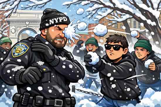 Washington Square Park Snowball Fight Turns Into NYPD Investigation