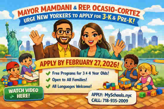$26,000 Back in Your Pocket? NYC Pushes Free 3-K & Pre-K Sign-Ups Before Feb. 27,2026