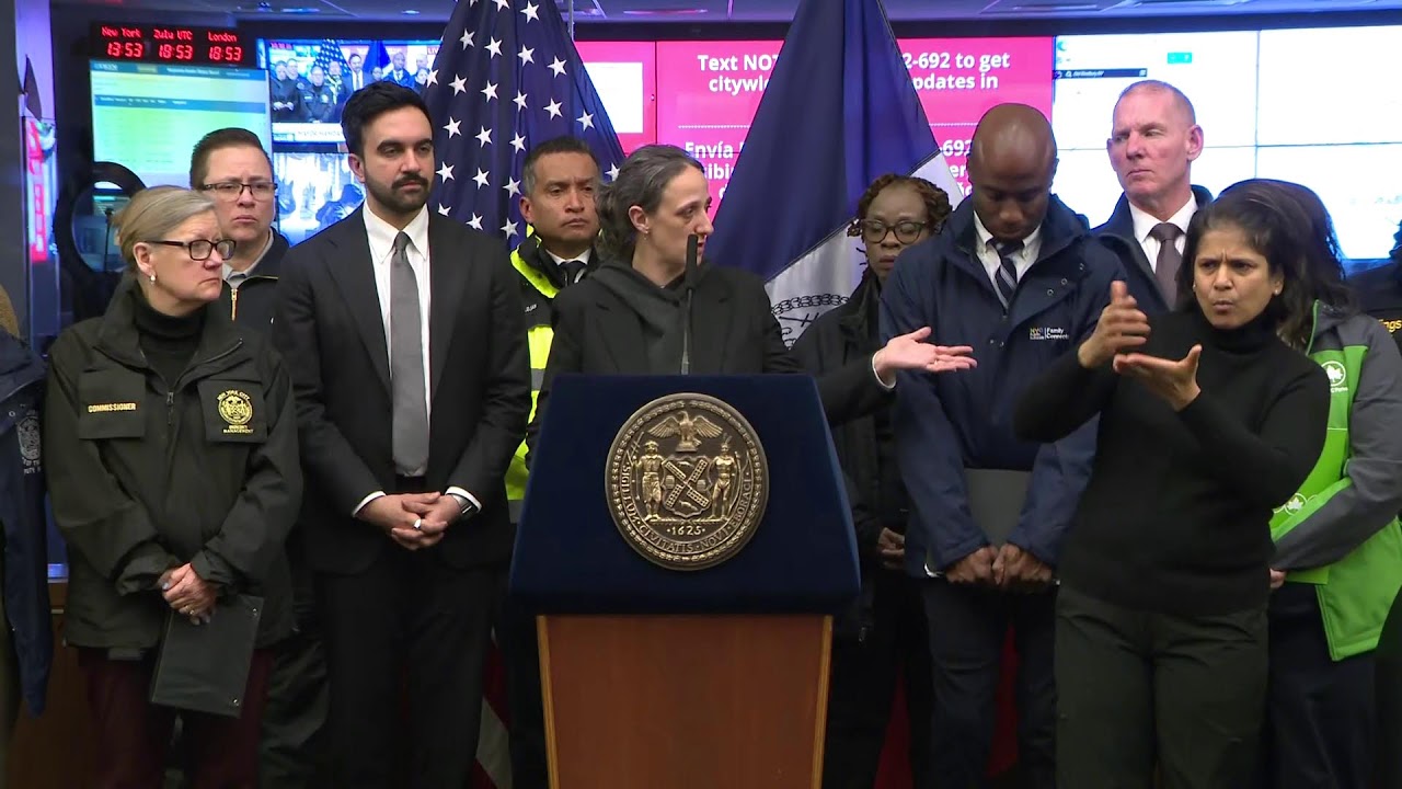 Mayor Mamdani Holds Press Conference to Provide Weather Updates