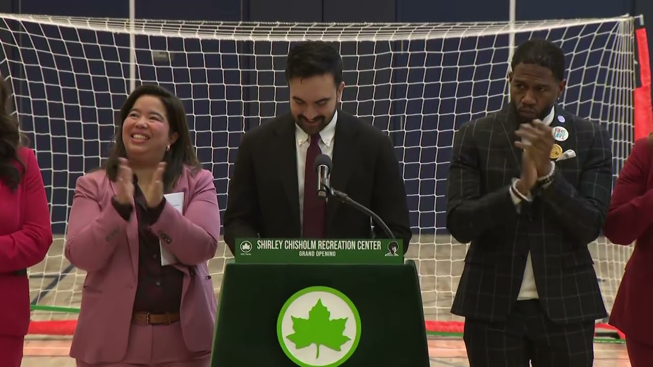 Mayor Mamdani Announces Opening of Shirley Chisholm Recreation Center