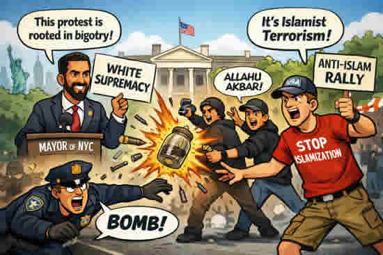 New York. Mamdani Just Blamed an ISIS Attack on ‘White Supremacy’… (Video)