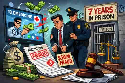 USA News Reinaldo Wilson Telemedicine Company Owner Sentenced to 7 Years in Prison for $56M Medicare Fraud Scheme