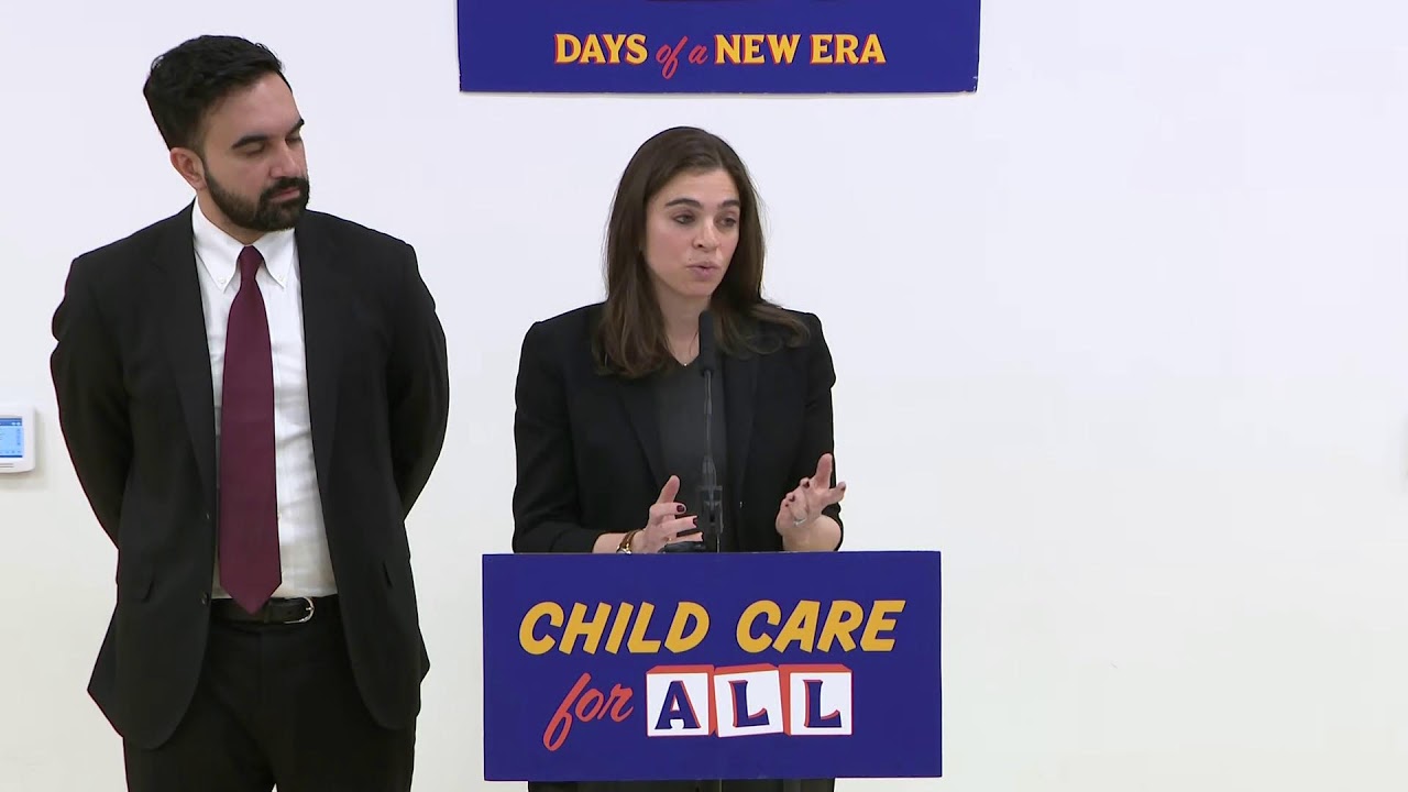 Mayor Mamdani Holds Press Conference to Make a Child Care Announcement