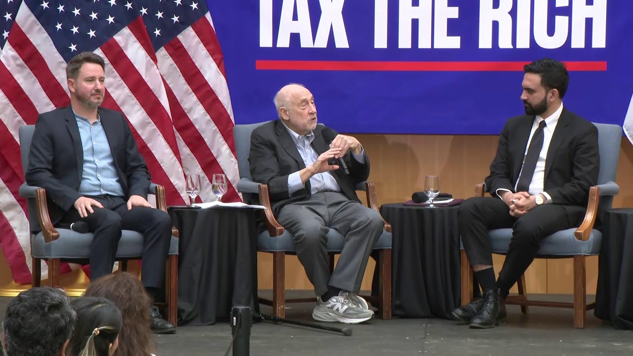 Mayor Mamdani Holds Tax Day Forum with Economists Gabriel Zucman and Joseph Stiglitz