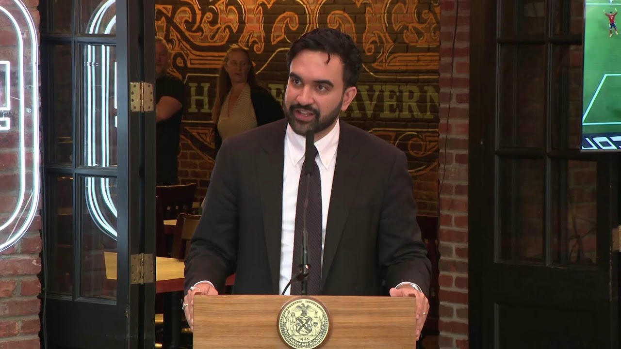 Mayor Mamdani Holds a Press Conference to Make a World Cup Announcement