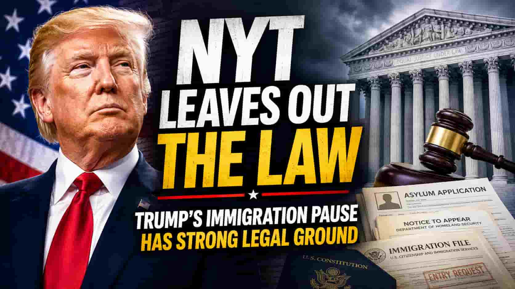 New York Times Again Leaves Out the Law Trump